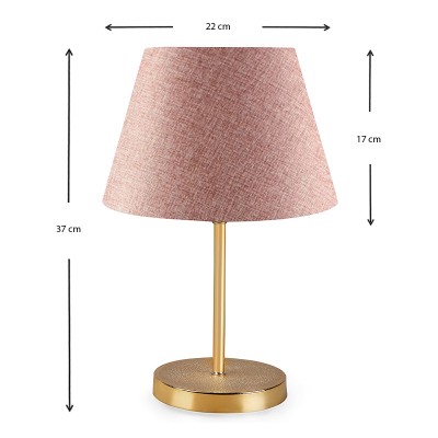 Φωτιστικό επιτραπέζιο Art Maison ΚΤΙΚΑΔΟΣ - Pink Gold (22x17x37εκ.)