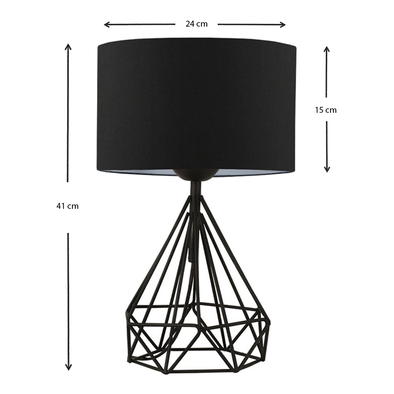 Φωτιστικό επιτραπέζιο Art Maison Πεταλίδι - Black (24x15x41εκ.) Φωτιστικό επιτραπέζιο Art Maison Πεταλίδι - Black (24x15x41εκ.)