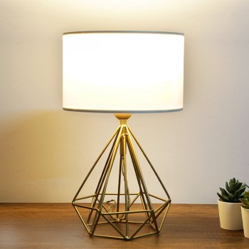 Φωτιστικό επιτραπέζιο Art Maison Πεταλίδι - Cream Gold (24x15x39εκ.)