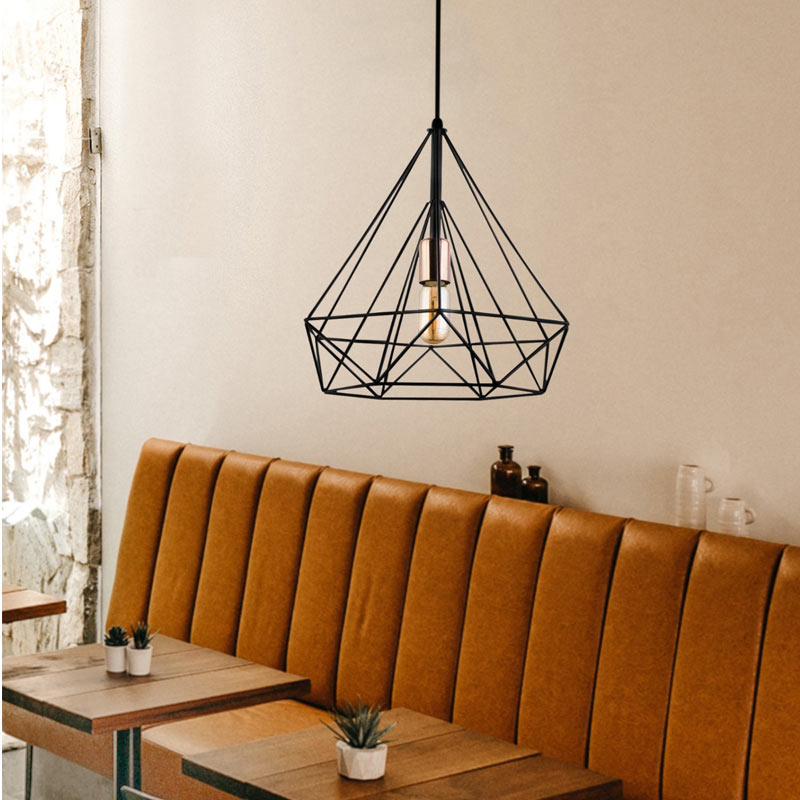 Φωτιστικό οροφής Art Maison Αγριανά - Black (25x30x65εκ.)