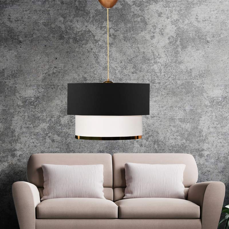 Φωτιστικό οροφής Art Maison Νίπος - Black Gold  (30x20x70εκ.)