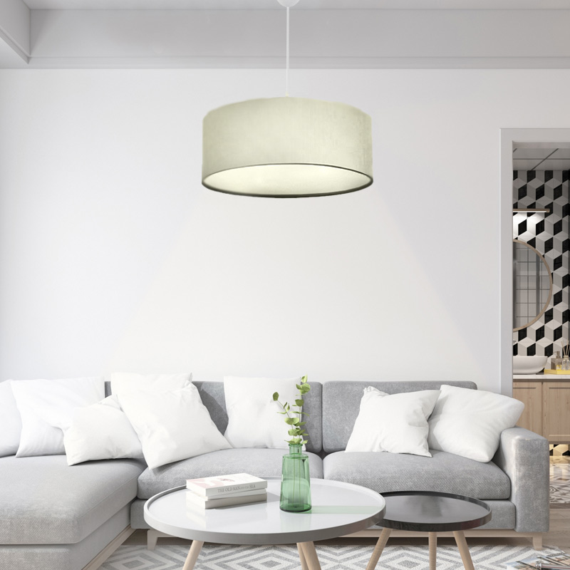 Φωτιστικό οροφής Art Maison Τέλενδος μονόφωτο - Ecru (38x20x70εκ.)