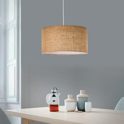 Φωτιστικό οροφής Art Maison Noa E27 γιούτα μονόφωτο χρώμα μπεζ 38x21x70εκ.