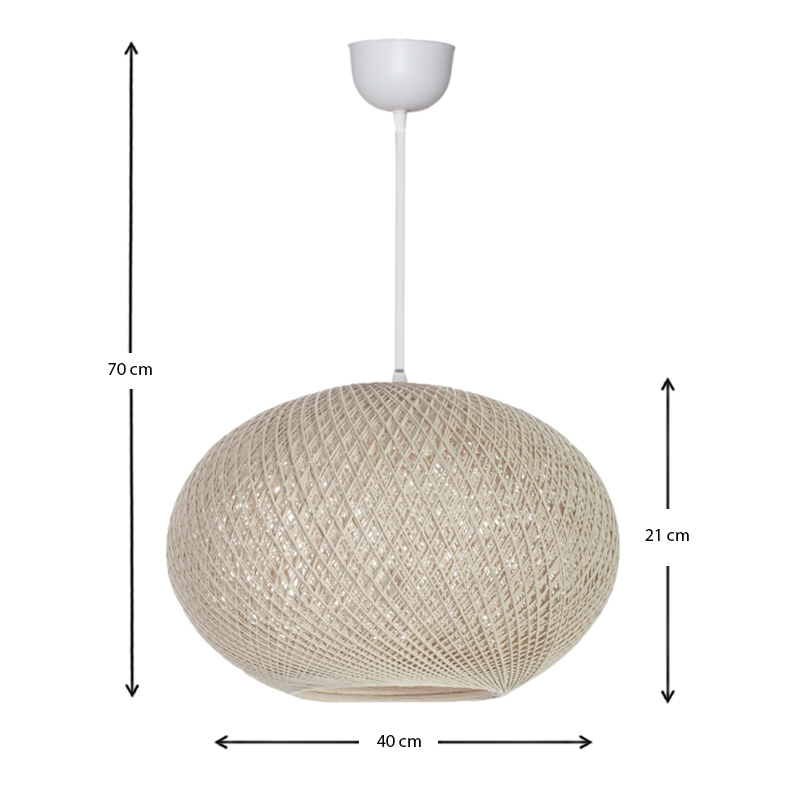 Φωτιστικό οροφής Art Maison Βίγλα - Beige (40x21x70εκ.) Φωτιστικό οροφής Art Maison Βίγλα - Beige (40x21x70εκ.)