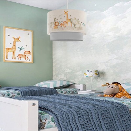 Παιδικό φωτιστικό οροφής Art Maison Αγαθονήσι - White Blue (30x20x70εκ)