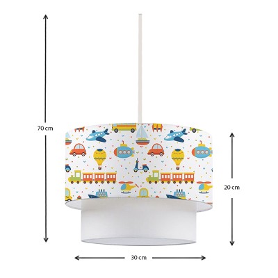 Παιδικό φωτιστικό οροφής Art Maison Αγαθονήσι - White (30x20x70cm)