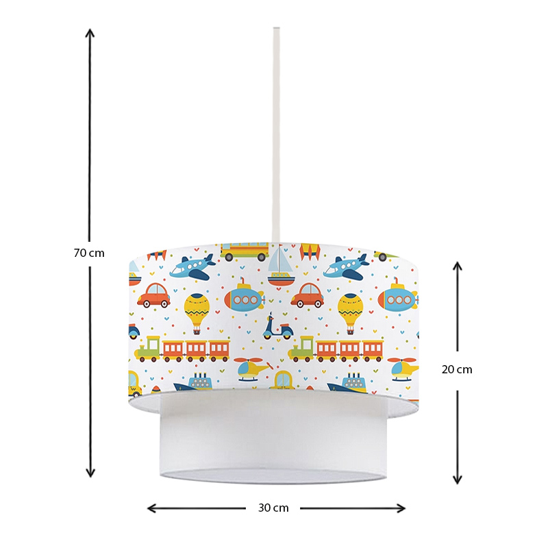 Παιδικό φωτιστικό οροφής Art Maison Αγαθονήσι - White (30x20x70cm)