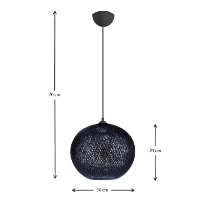 Φωτιστικό οροφής Art Maison Βίγλα - Black (30x23x70εκ.) Φωτιστικό οροφής Art Maison Βίγλα - Black (30x23x70εκ.)