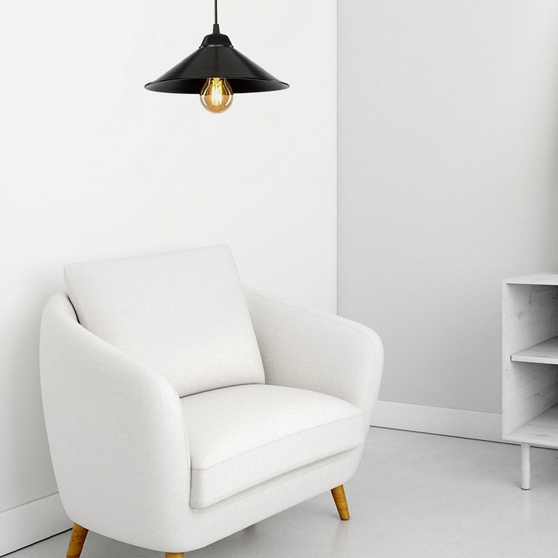 Φωτιστικό οροφής Art Maison Αμουργέλες - Black (24x24x70εκ.)