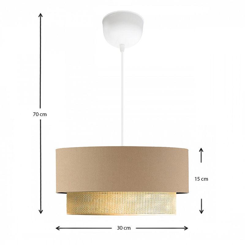 Φωτιστικό οροφής Art Maison Αβελονήσια - Beige (30x15x70εκ.) Φωτιστικό οροφής Art Maison Αβελονήσια - Beige (30x15x70εκ.)