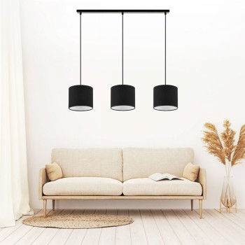 Φωτιστικό οροφής Art Maison Λιθίνες - Black (55x15x70εκ.)