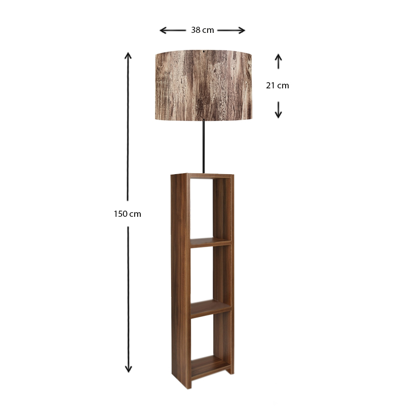 Φωτιστικό δαπέδου Art Maison ΚΟΥΜΑΡΟΣ - Brown Walnut (38x38x150εκ.) Φωτιστικό δαπέδου Art Maison ΚΟΥΜΑΡΟΣ - Brown Walnut (38x38x150εκ.)
