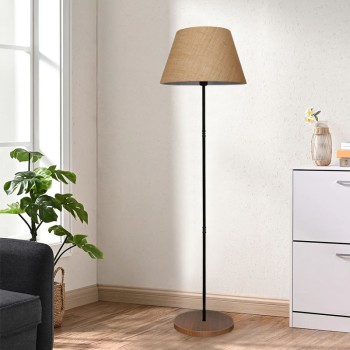 Φωτιστικό δαπέδου Art Maison Σύρος - Black Brown (Φ36x145εκ.)
