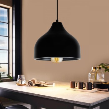 Φωτιστικό οροφής Art Maison Χαυγάς - Black (Φ17x70εκ.)
