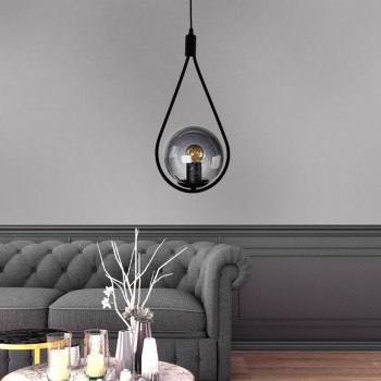 Φωτιστικό οροφής Art Maison Σύρνα - Black (20x20x85εκ.)