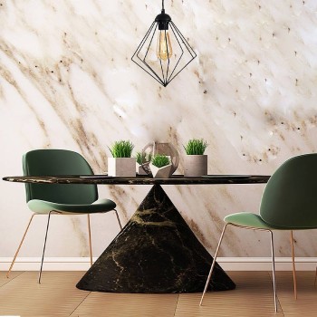 Φωτιστικό οροφής Art Maison Akito E27 μεταλλικό μονόφωτο χρώμα μαύρο 24x24x72εκ.