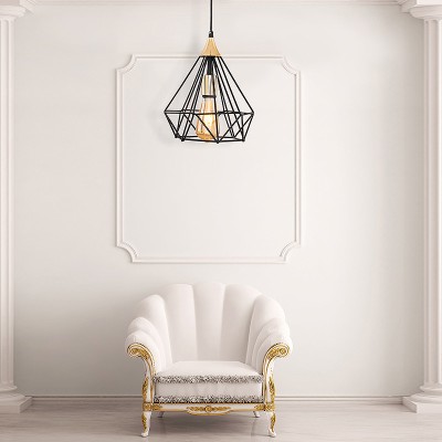 Φωτιστικό οροφής Art Maison Απεσωκάρι - Black (22x22x80εκ.)