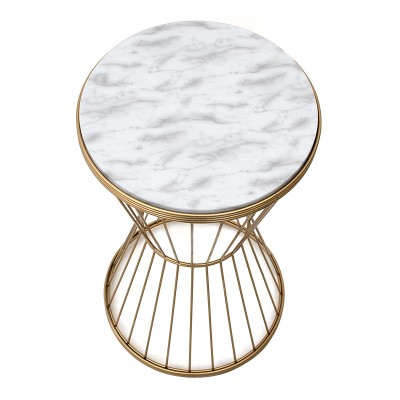 Βοηθητικό τραπεζάκι Art Maison Μύτικας - White Gold (35x35x58εκ.) Βοηθητικό τραπεζάκι Art Maison Μύτικας - White Gold (35x35x58εκ.)