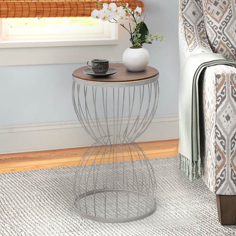 Βοηθητικό τραπεζάκι Art Maison Αστακός - White Walnut (35x35x58εκ.)