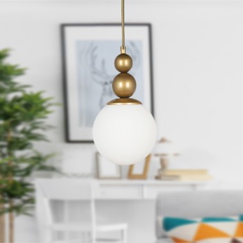 Φωτιστικό οροφής Μονόφωτο Art Maison Καστελλιανά - Gold (15x15x70εκ.)