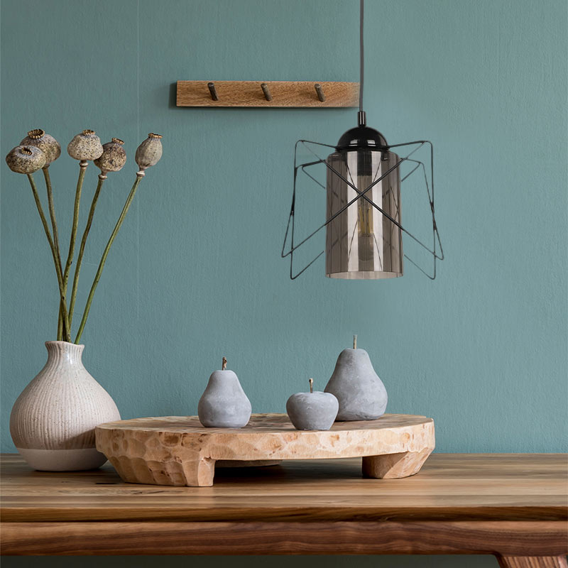 Φωτιστικό οροφής Art Maison Νικηθιανός - Black (15x15x70εκ.)