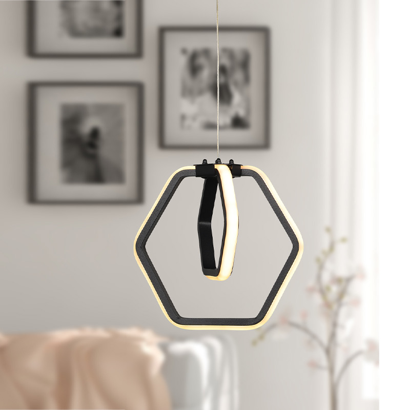 Φωτιστικό οροφής Art Maison Βαχός - Black (22x16x63εκ.)