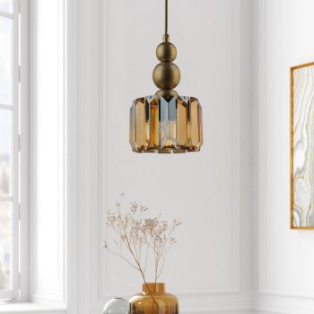 Φωτιστικό οροφής Art Maison - Ποταμίδα Gold (15x15x65εκ.)