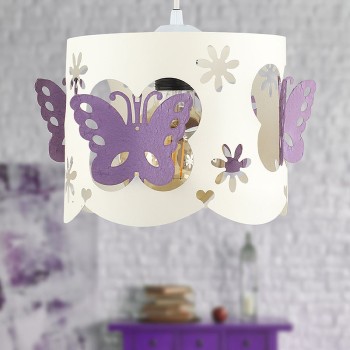 Φωτιστικό οροφής Art Maison Κιτριανή - White Purple (20x20x60εκ.)