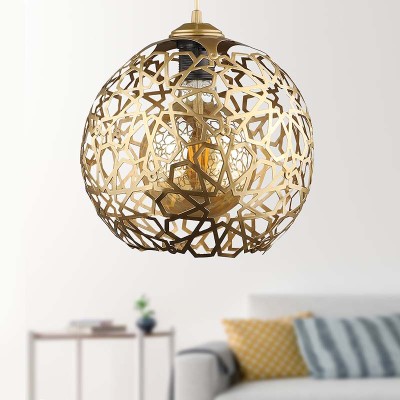 Φωτιστικό οροφής Art Maison Μαγουλάς - Gold (24x24x70εκ.)