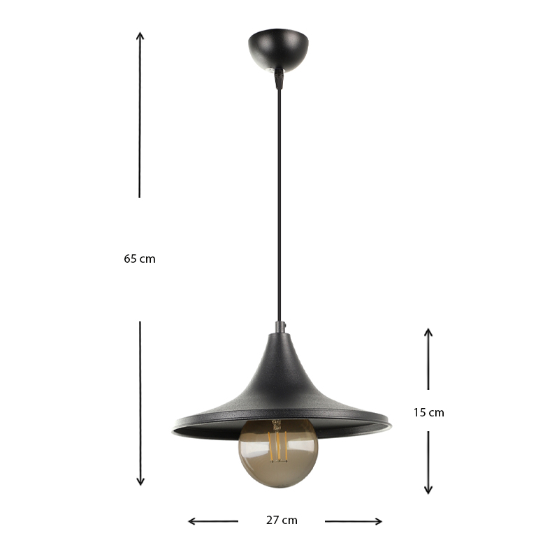 Φωτιστικό οροφής Art Maison Λιώνας - Black (27x27x65εκ.) Φωτιστικό οροφής Art Maison Λιώνας - Black (27x27x65εκ.)