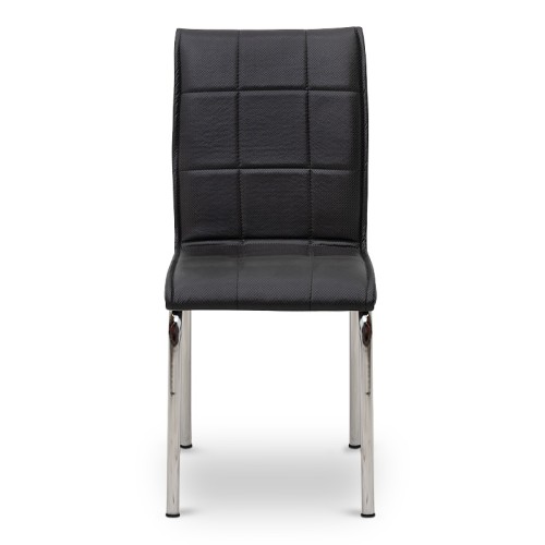 Καρέκλα τραπεζαρίας Art Maison ΣΚΟΓΙΟ - Black (39x51x88εκ.)