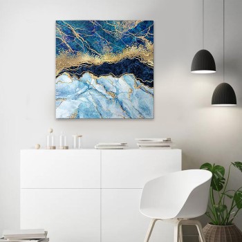 Πίνακας σε καμβά Art Maison James Brantley - Blue (50x50x3εκ.)