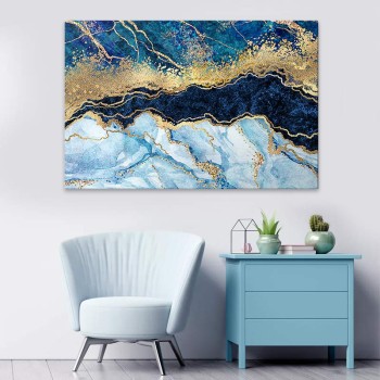 Πίνακας σε καμβά Art Maison James Brantley - Blue (125x80x3εκ.)