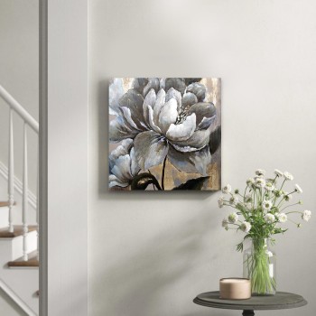 Πίνακας σε καμβά Art Maison Arthello Beck - White Gold (50x50x3cm)