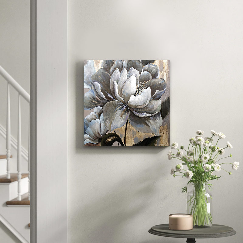 Πίνακας σε καμβά Art Maison Arthello Beck - White Gold (50x50x3cm) Πίνακας σε καμβά Art Maison Arthello Beck - White Gold (50x50x3cm)
