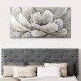 Πίνακας σε καμβά Art Maison Arthello Beck - White Gold (140x70x3εκ.)