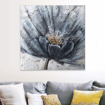 Πίνακας σε καμβά Art Maison Arthello Beck - Blue (100x100x3εκ.)