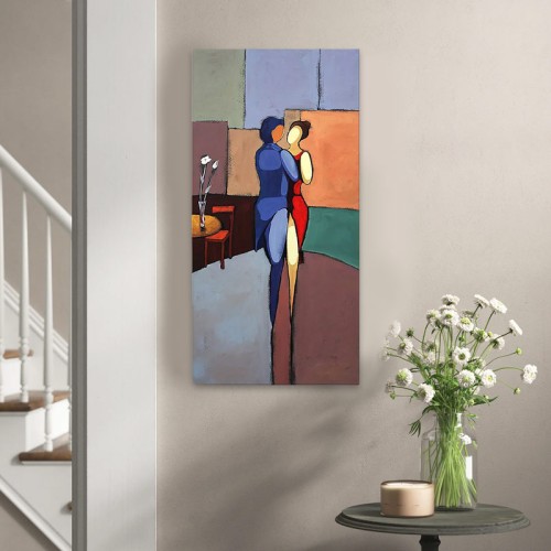 Πίνακας σε καμβά Art Maison Romare Bearden - Multicolor (40x80x3εκ.)