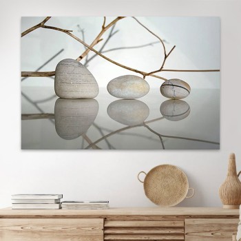 Πίνακας σε καμβά Art Maison Henry Bannarn - White (90x60x3εκ.)