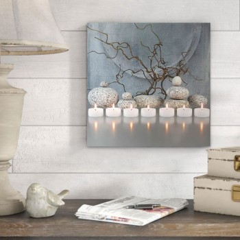 Πίνακας σε καμβά Art Maison Henry Bannarn - Light Blue (60x60x3εκ.)