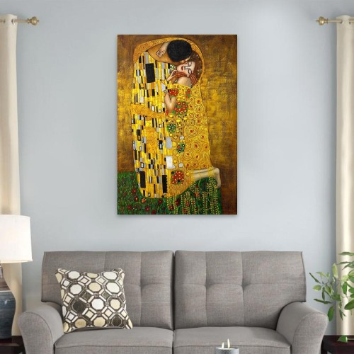 Πίνακας σε καμβά Art Maison Nellie Ashford - Yellow (60x90x3εκ.)