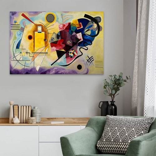 Πίνακας σε καμβά Art Maison Nellie Ashford - Multicolor (70x50x3εκ.)