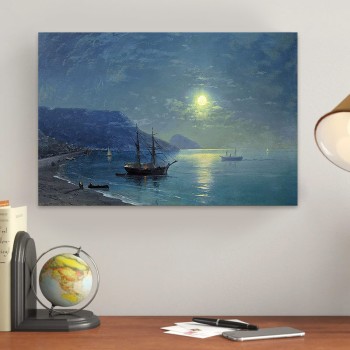 Πίνακας σε καμβά Art Maison Benny Andrews - Blue (60x40x3εκ.)