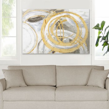 Πίνακας σε καμβά Art Maison Emma Amos - White (140x100x3εκ.)