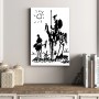Πίνακας σε καμβά Art Maison Amalia Amaki - Black White (50x75x3εκ.)