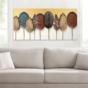 Πίνακας σε καμβά Art Maison Charles Alston - Multicolor (140x70x3εκ.)