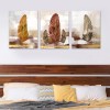 Πίνακας τρίπτυχος σε καμβά Art Maison Jules T. Allen - Multicolor (126x55x3εκ.)
