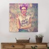 Πίνακας σε καμβά Art Maison Terry Adkins - White Pink (60x60x3εκ.)