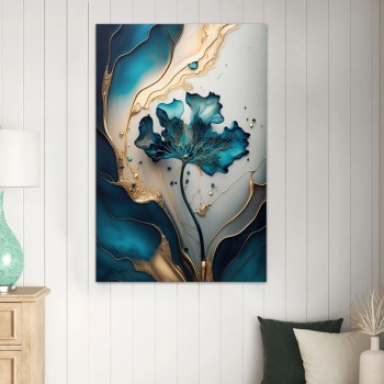 Πίνακας σε καμβά Art Maison Panteha Abareshi - White Blue (70x100x3cm) Πίνακας σε καμβά Art Maison Panteha Abareshi - White Blue (70x100x3cm)