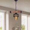 Φωτιστικό οροφής Art Maison Ψέριμος Μονόφωτο - Walnut Black (30x15x60εκ.)